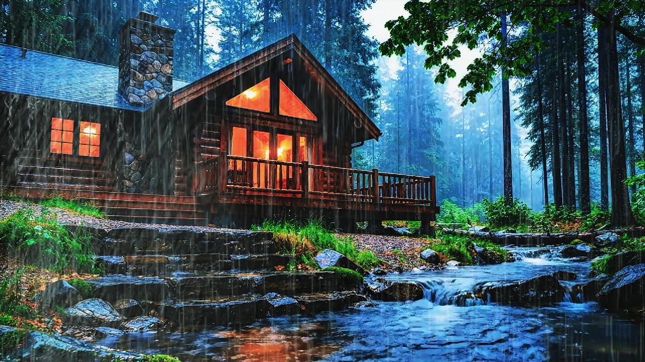 Silent Forest Night Rain | Fall Asleep in 5 Minutes – Deep Sleep Rain Sounds