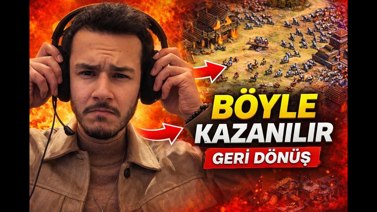 KAYBETTİĞİN MAÇLAR BÖYLE KAZANILIR | AoE2 Comeback