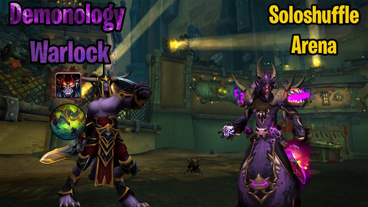 Soloshuffle 2k1 mmr Gameplay - Diabolist Warlock Demonology - [WoW 11.1.5 PvP]