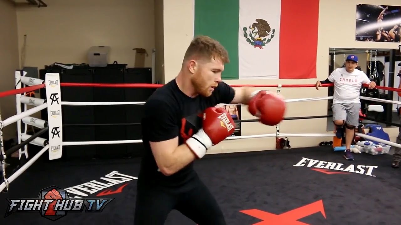 Canelo Alvarez perfecting SPEED,TIMING, & ACCURACY in workout for Chavez Jr.