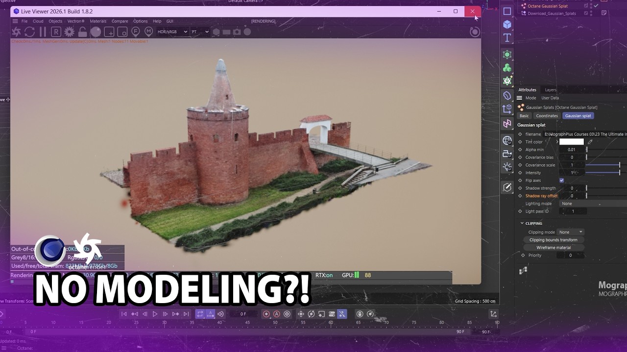 Gaussian Splatting in Octane for Cinema 4D — A Complete Introduction
