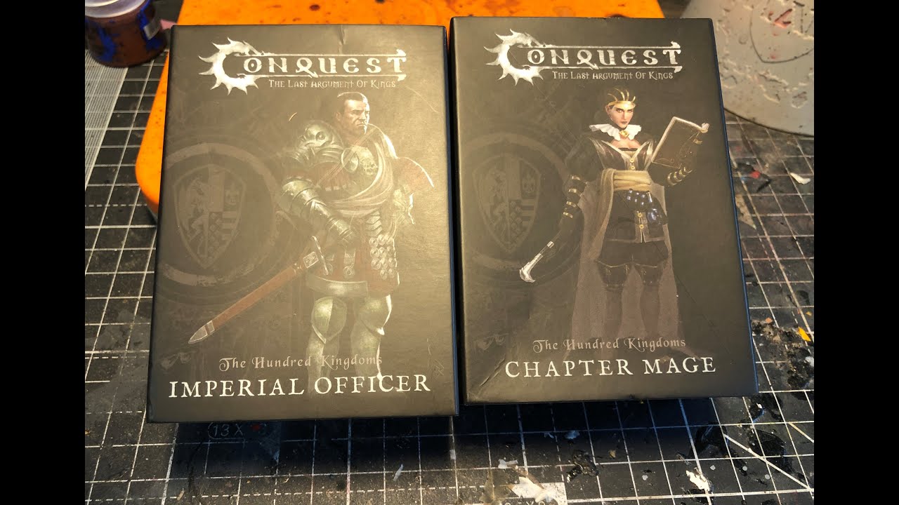 Conquest The Last Argument of Kings 100 Kingdom Character unboxing