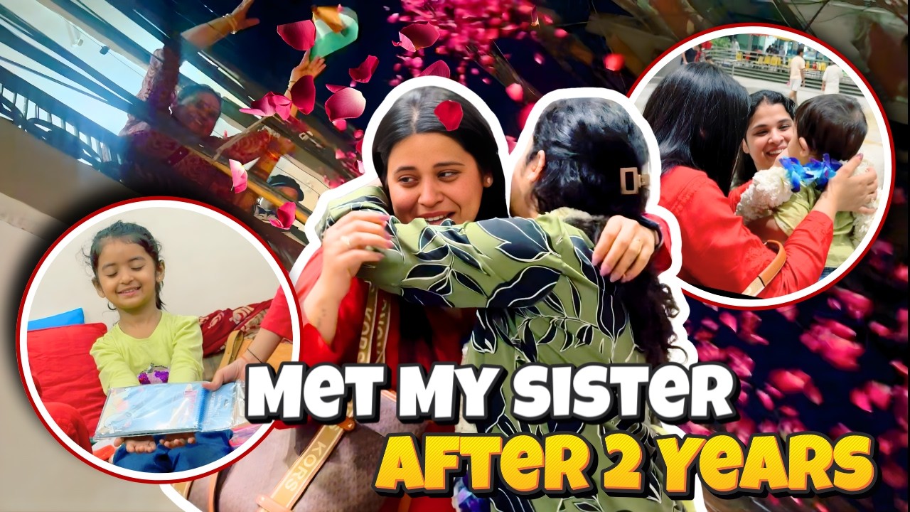 Finally Met My Sister After 2 Years 😢😭😭 | Nitsiya TV | Vlog #66