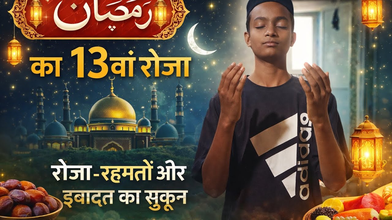 آج رمضان المبارک کا 13واں روزہ ہے۔الحمدللہ اللہ نے ایک اور خوبصورت دن عطا فرمایا۔ 🤲