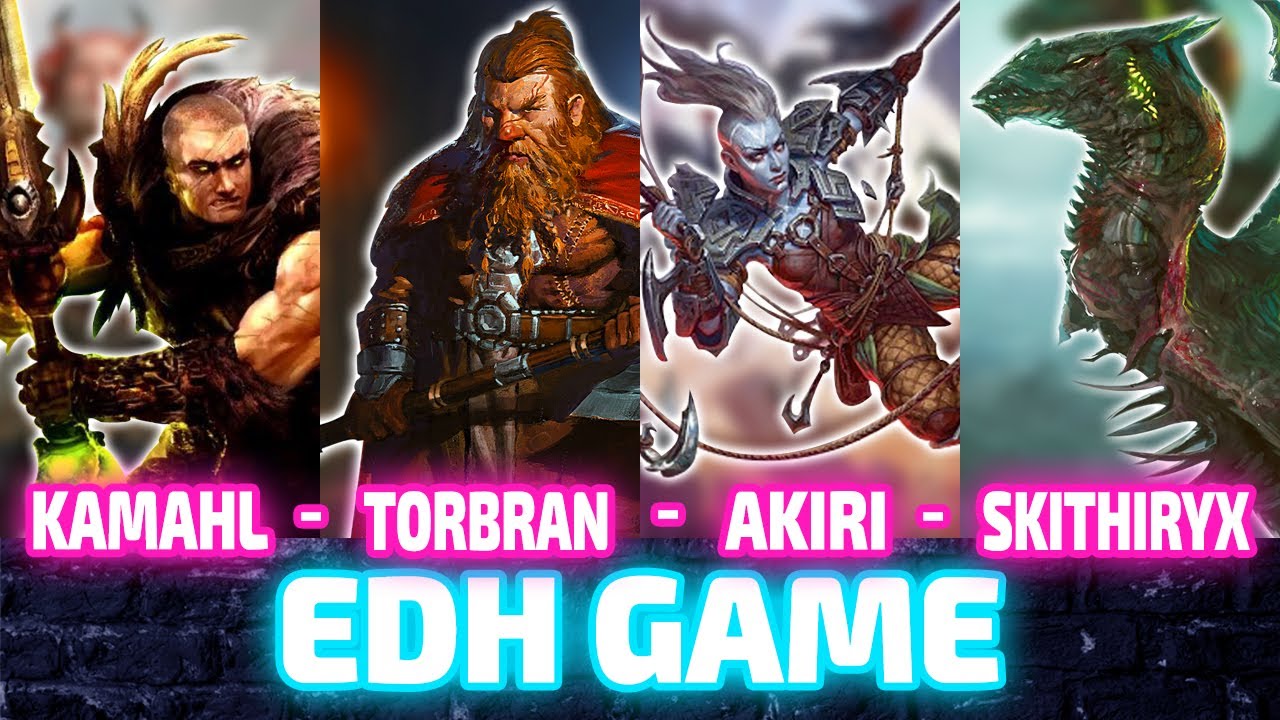 Kamahl//Jeska vs Torbran vs Akiri vs Skithiryx [EDH Commander] Gameplay 2020