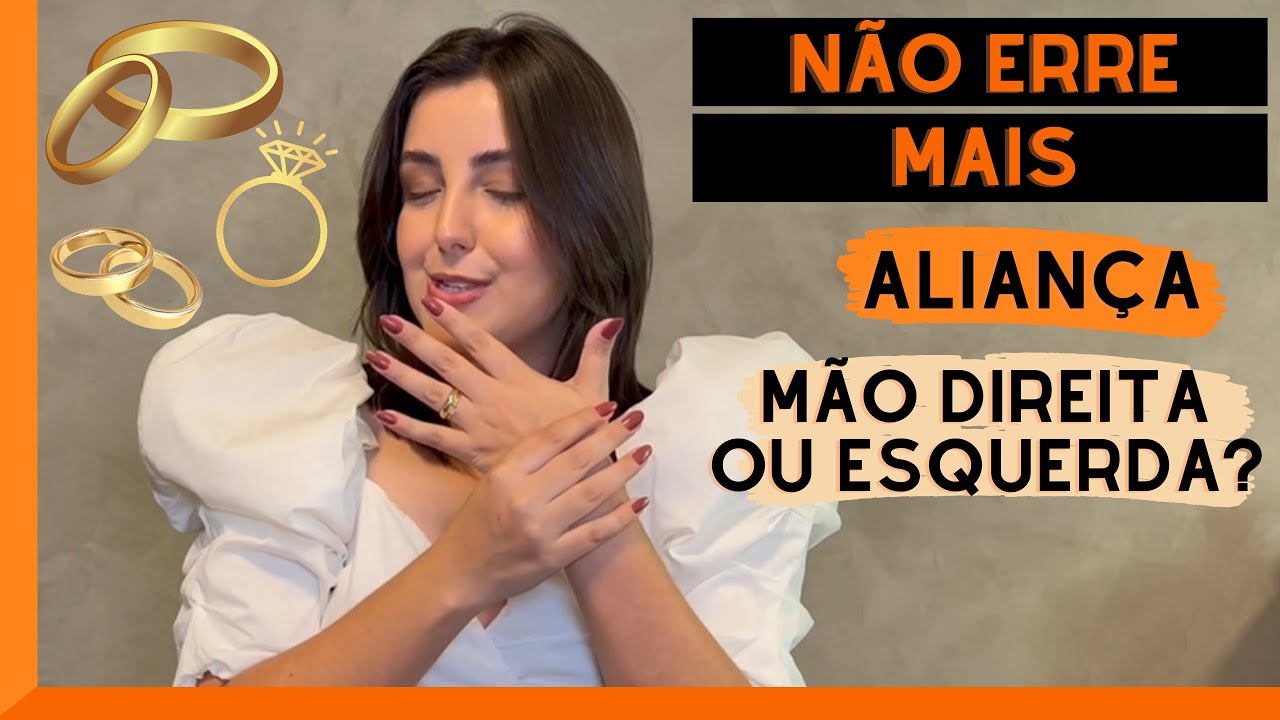 Descubra em qual mão usar aliança de namoro, noivado e casamento!