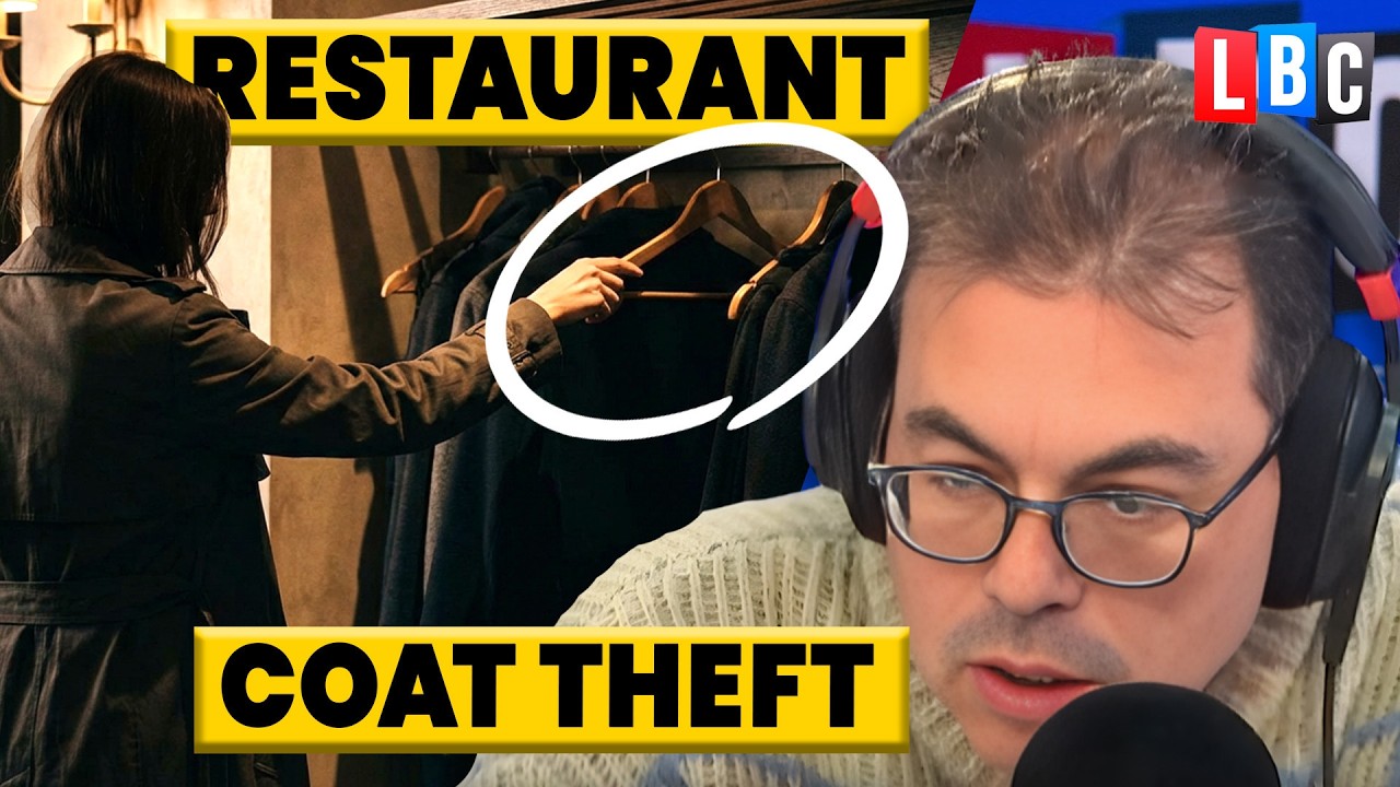 My £250 new coat was stolen from a restaurant cloakroom [LBC Legal Hour]