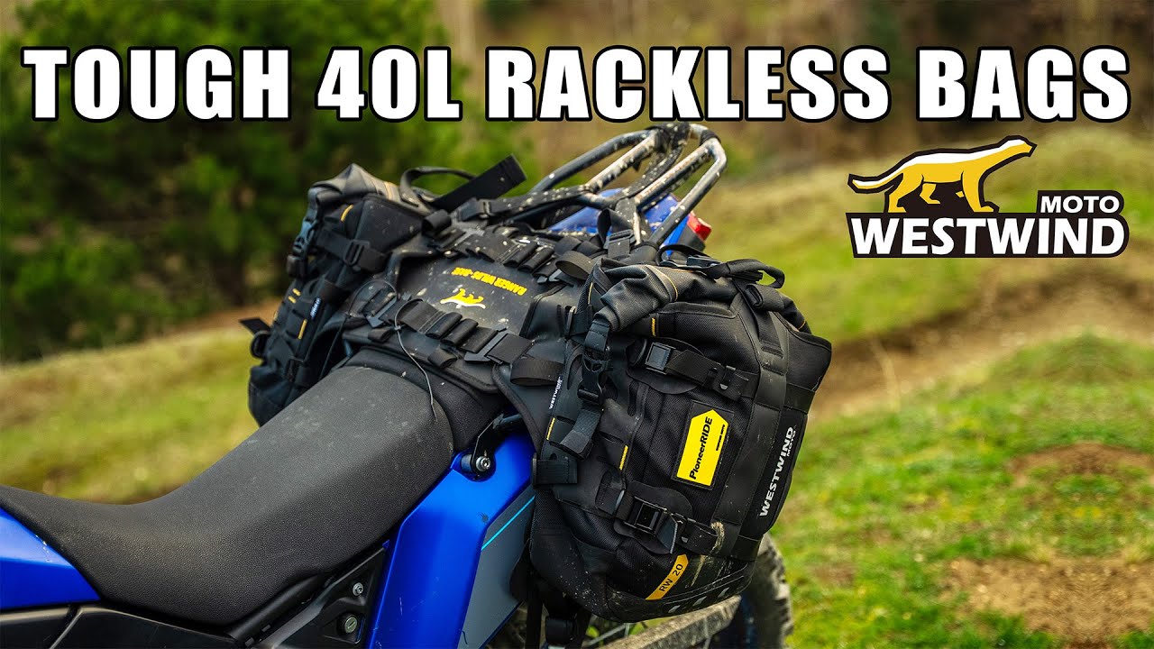 Westwind Moto Ranger Wilds - Enduro 40 | Rackless Soft Luggage for Adventure Motorcycles