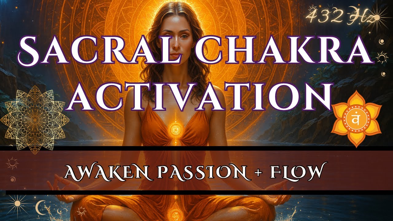 Sacral Chakra Activation with Water Energy | Awaken Passion, Pleasure & Creative Flow