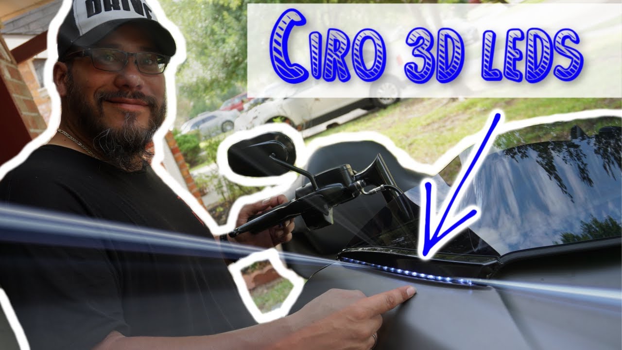 CIRO LED LIGHTED WINDSHIELD TRIM | Road Glide INSTALL