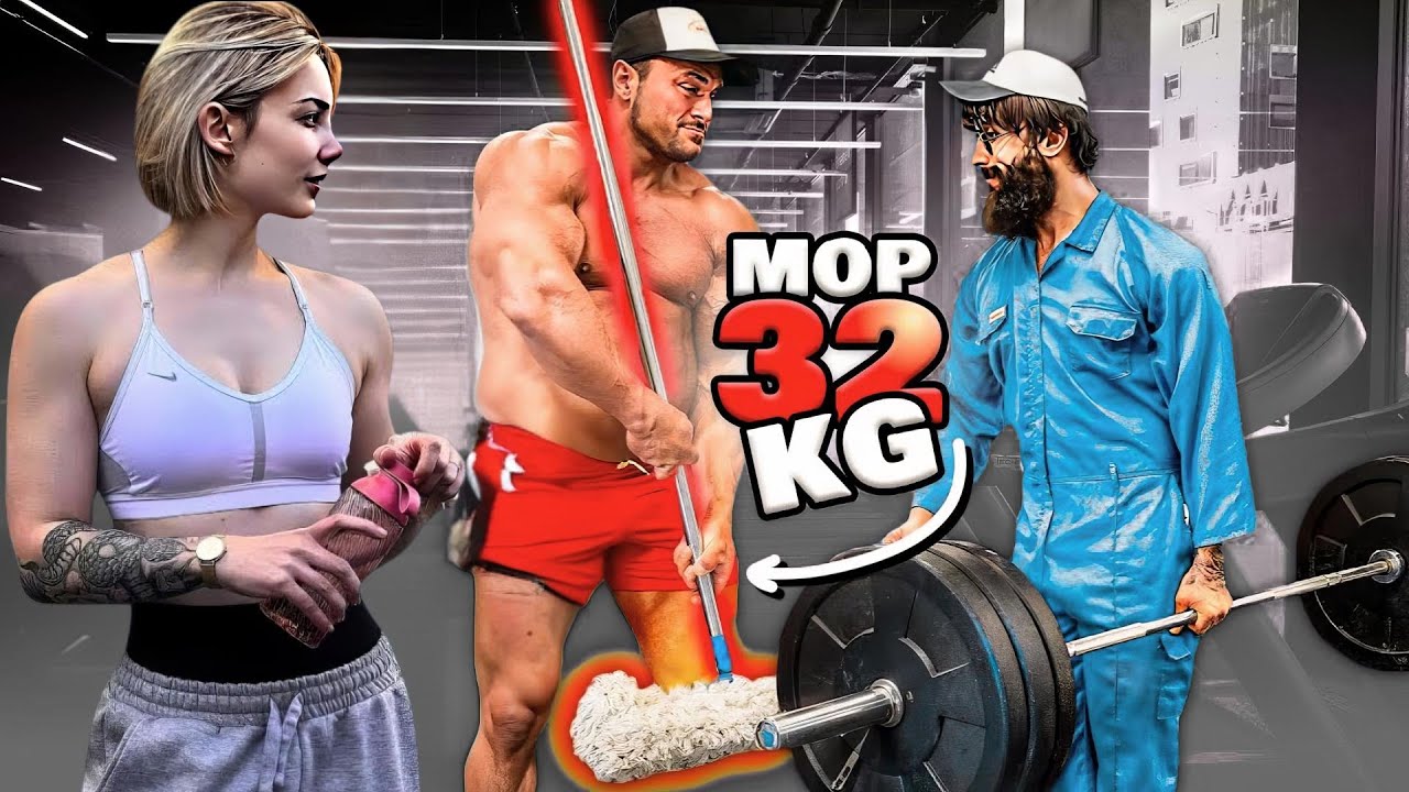 Anatoly’s 32kg Mop Prank is TOO CRAZY! (Gym Freakout) 🤪 (PART_2)