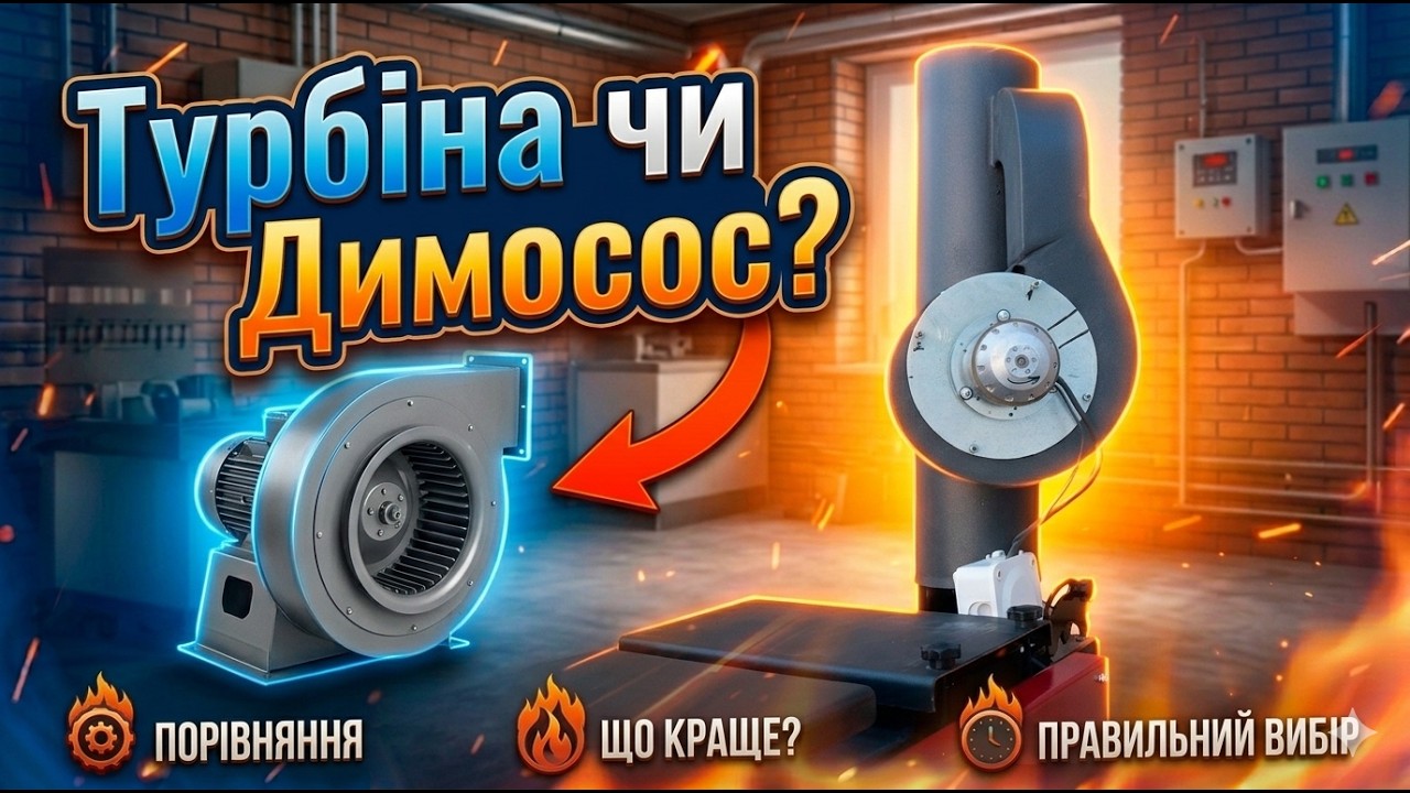 Вытяжной вентилятор: тубрина и дымосос