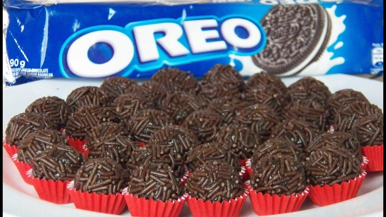 BRIGADEIRO GOURMET DE OREO - Bru na Cozinha
