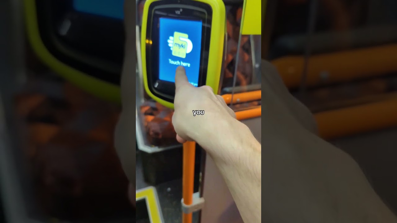 how to pay your bus fare with a simple poke #poking #bus #publictransport #myki #fare