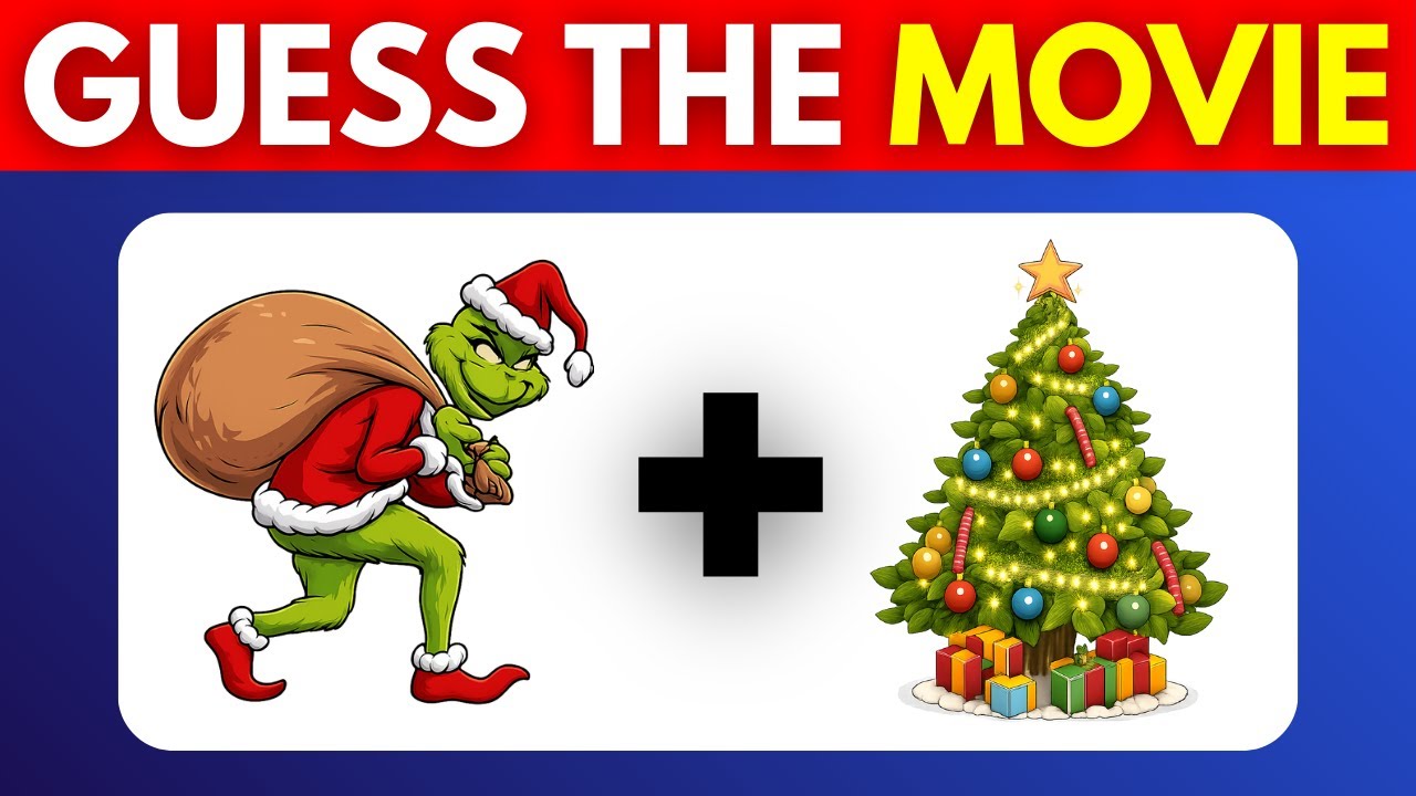Guess the Christmas Movie by Emojis 🎅🎬 | Christmas Quiz