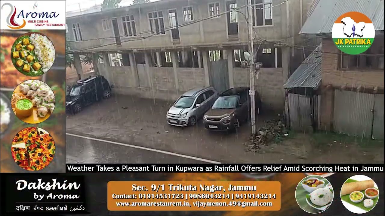 Weather Takes a Pleasant Turn in Kupwara as Rainfall Offers Relief Amid Scorching Heat in Jammu