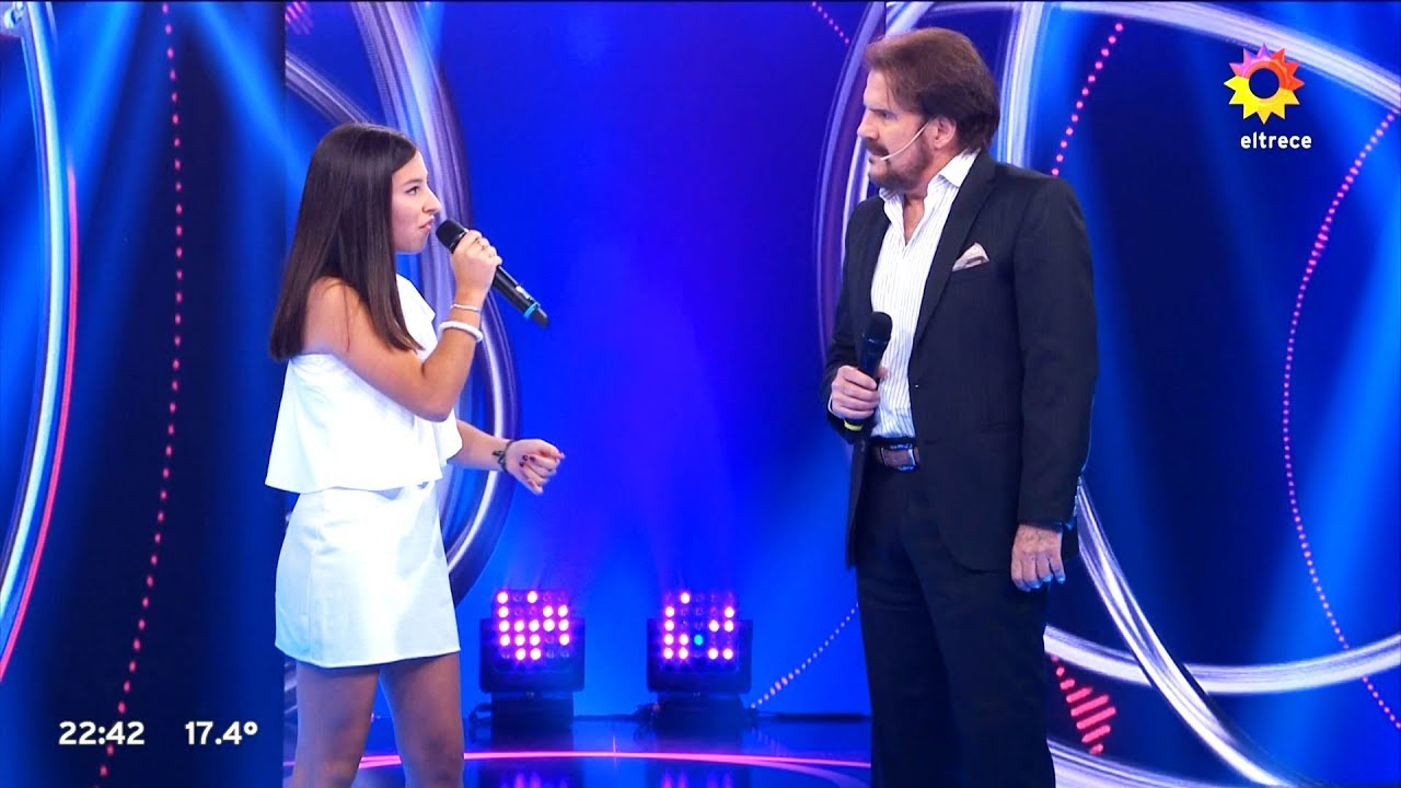 Paloma Angione en el programa 