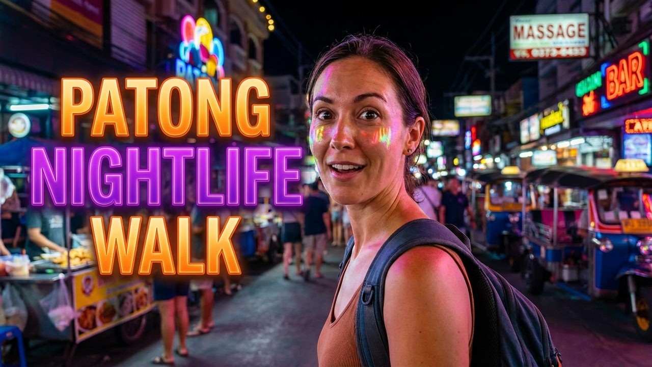 Patong Nightlife Walk 🇹🇭 | Phuket Nightwalk Adventure | Patong Walk Night in Phuket Thailand #phuket