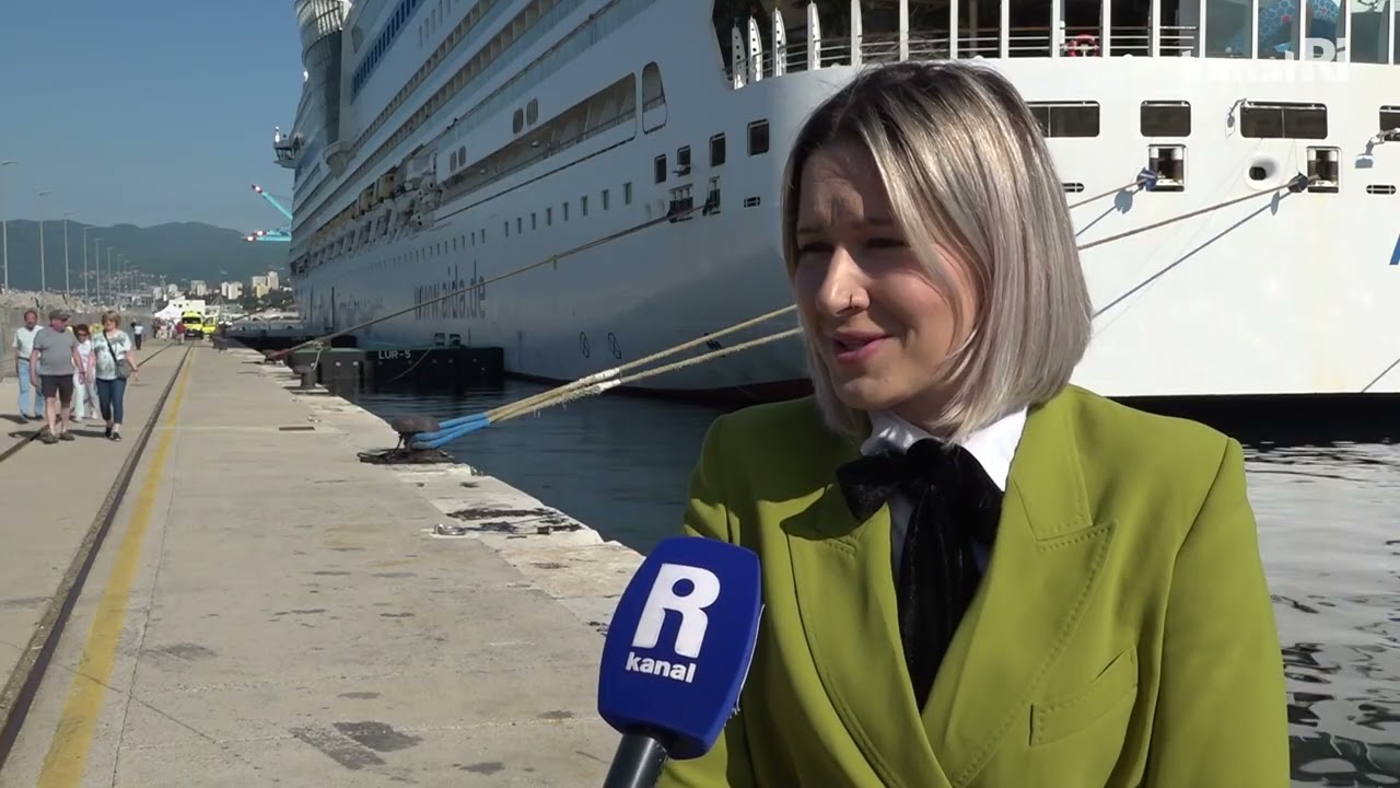 U Rijeku uplovio kruzer AIDAblue: Oduševljeni gosti i najava uspješne sezone