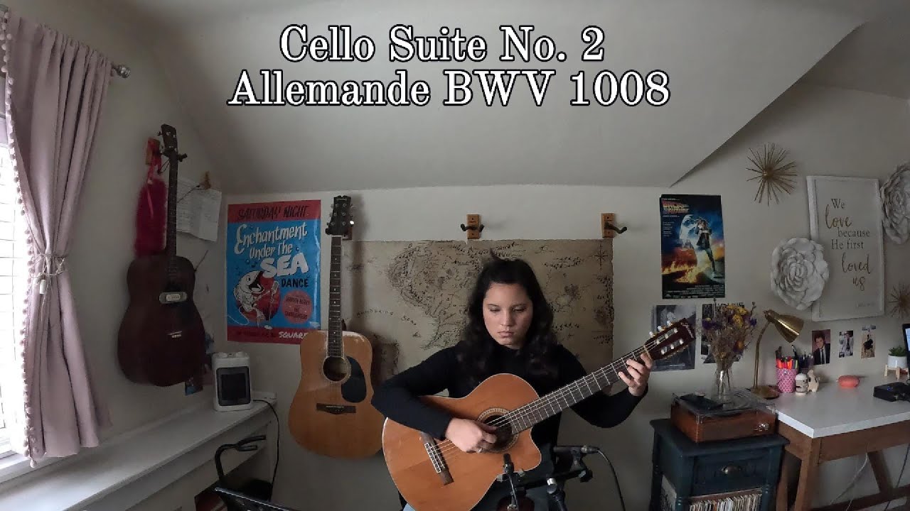Cello Suite No  2 Allemande BWV 1008 by J.S. Bach