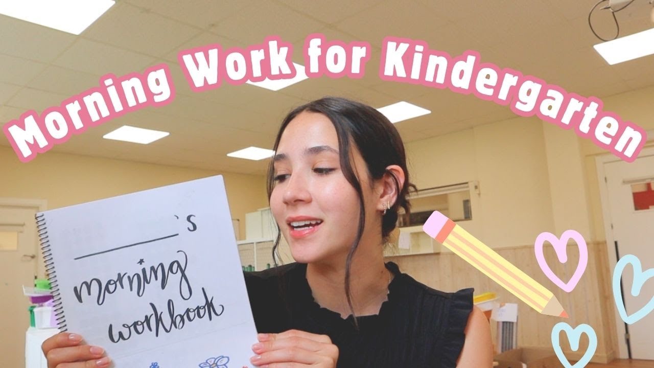 Morning work for Kindergarten | building a routine, curriculum, & tips for teachers