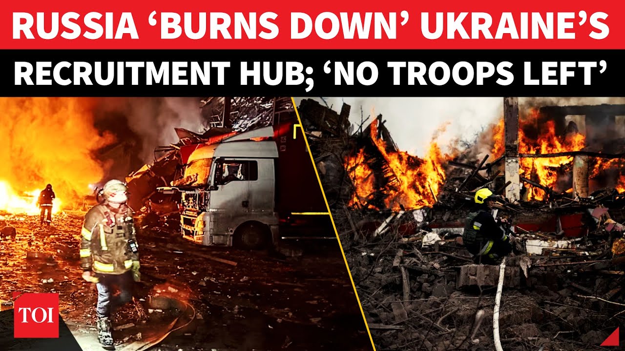 Russia DECIMATES Ukraine Recruitment Centre Amid Troop Crunch; ‘No Soldier Left For…’ | WATCH