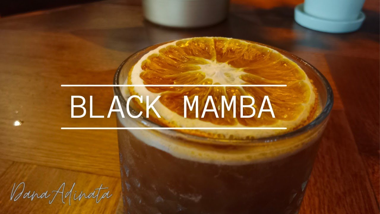 COFFEE MOCKTAILS | BLACK MAMBA #coffee #mocktail #coffeemocktail #asmr