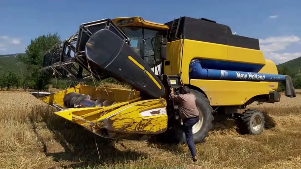 BUĞDAY HASADINA BAŞLADIKK..NEW HOLLAND CS6050 BİÇERDÖVER