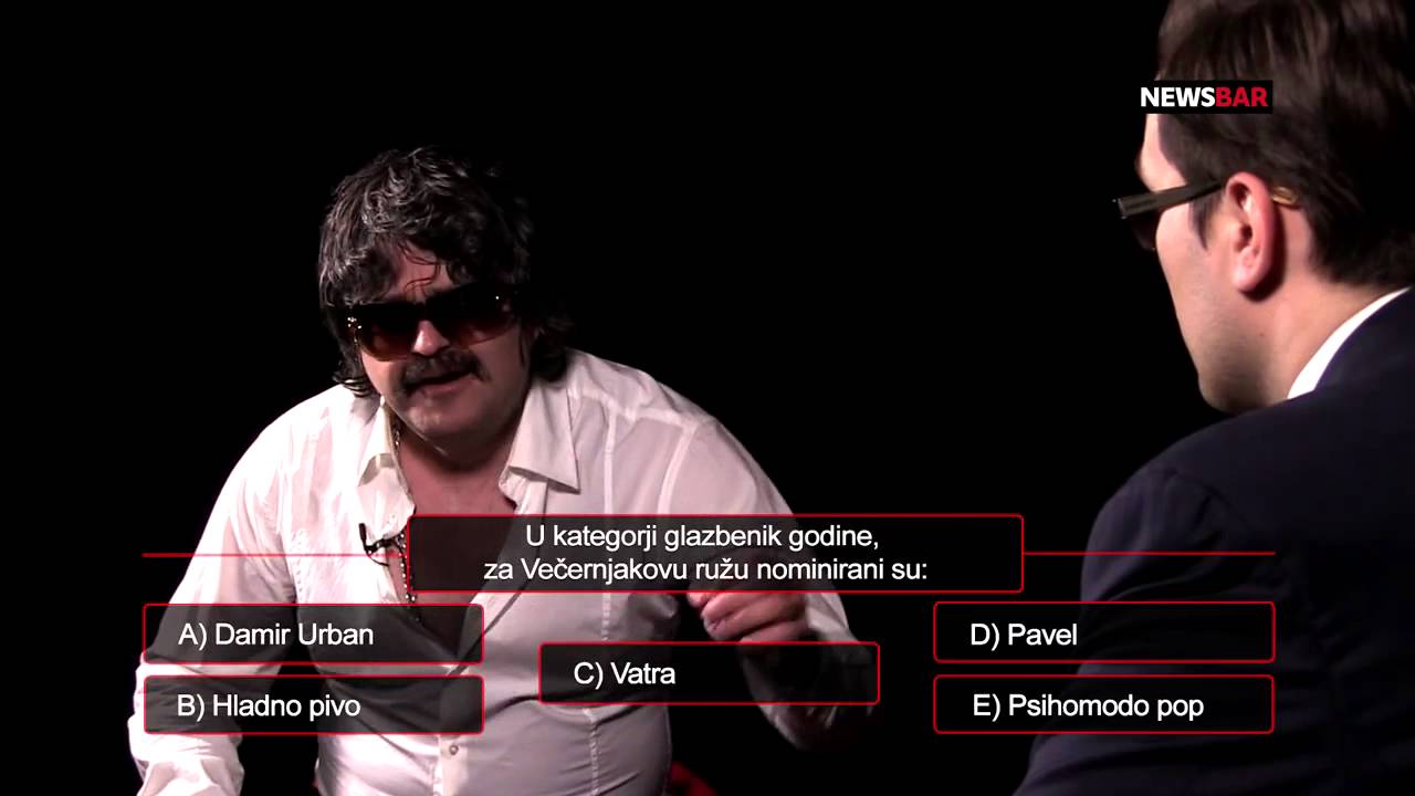 News Bar @ Večernjakova ruža - Glazbenik godine (Mišo u Milijunašu)