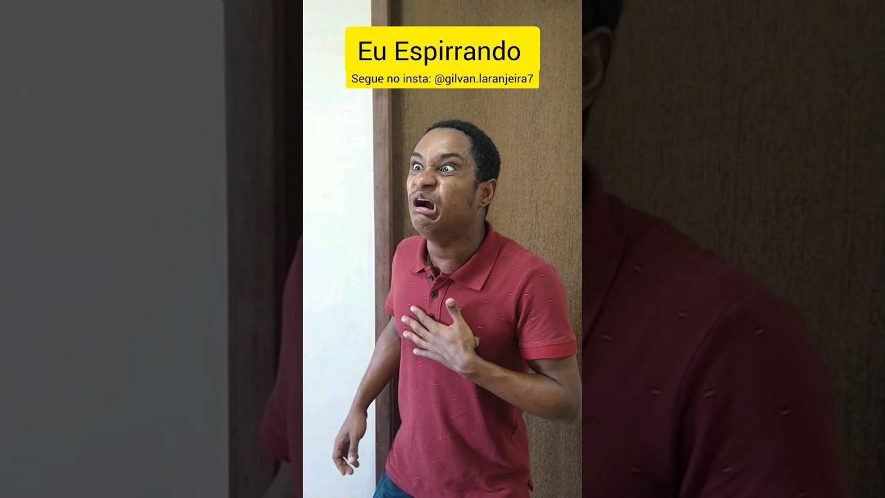 Quem nunca espirrou n&eacute; 🤣 #espirro #espirros #euespirrando #humor #comedia #engra&ccedil;ado #viralshorts