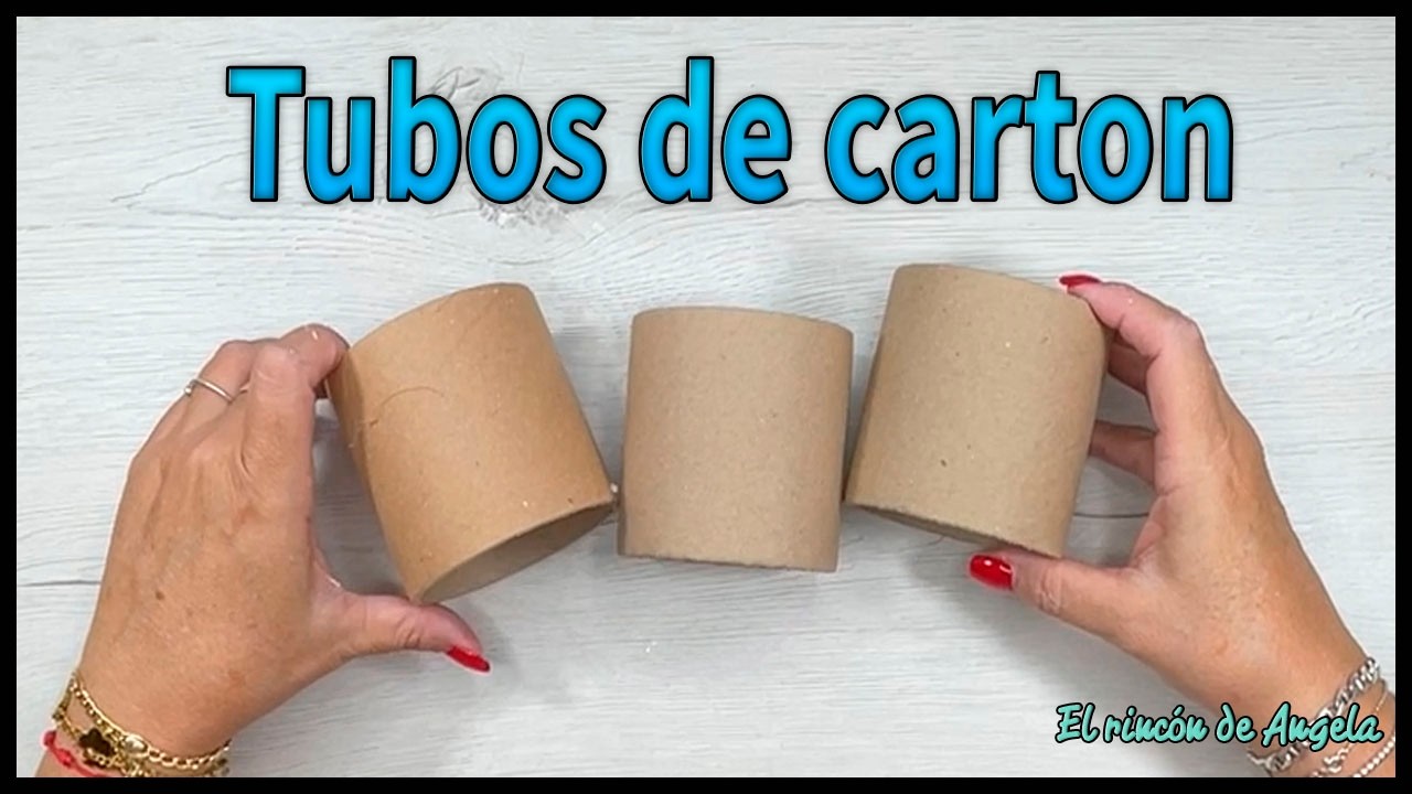 3 Ideas para reciclar TUBOS DE CARTON con decoracion de lujo ♻️DIY manualidades