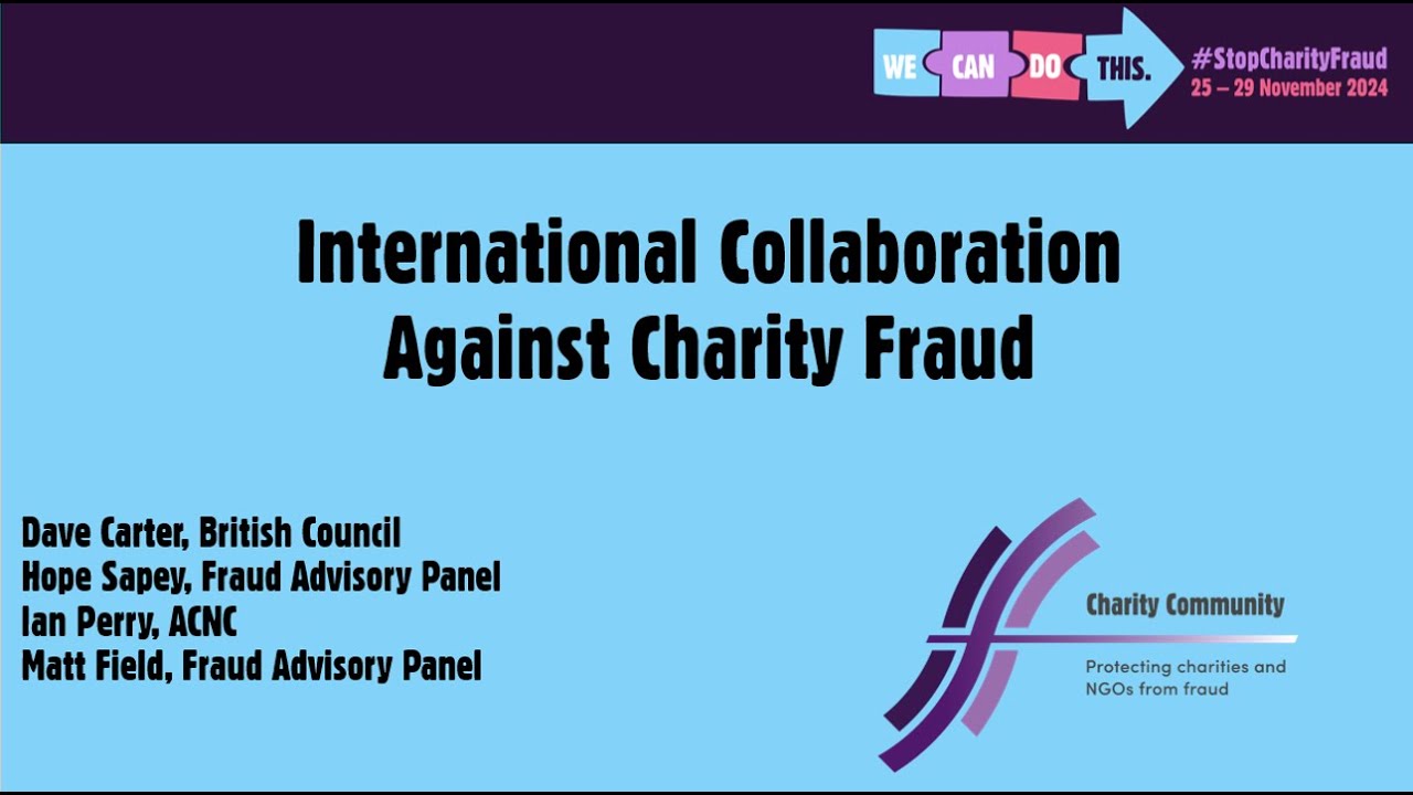 International Collaboration Against Charity Fraud