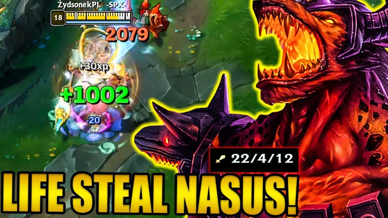 PO CO IŚĆ POD TANKA SKORO JEDNO Q LECZY CI FULL HP? *NASUS POD LIFE STEAL*