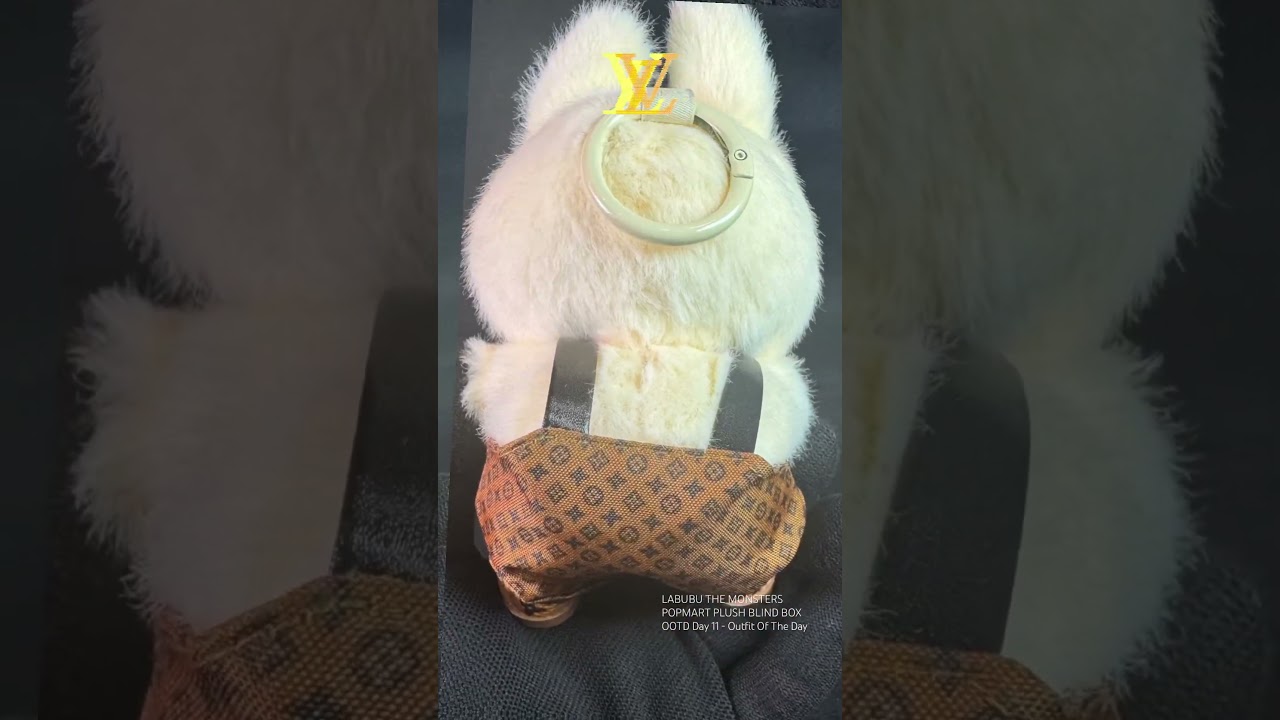 LABUBU OOTD Day 11 | POPMART Plush Blind Box Labubu The Monsters Fashion Show - Louis Vuitton