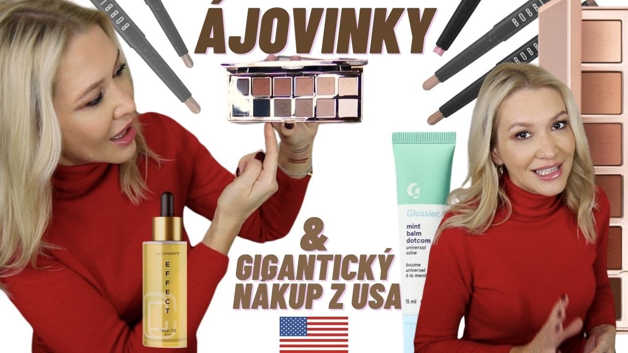 💄AJOVINKY A GIGANTICKÉ NÁKUPY Z USA 🇺🇸👜