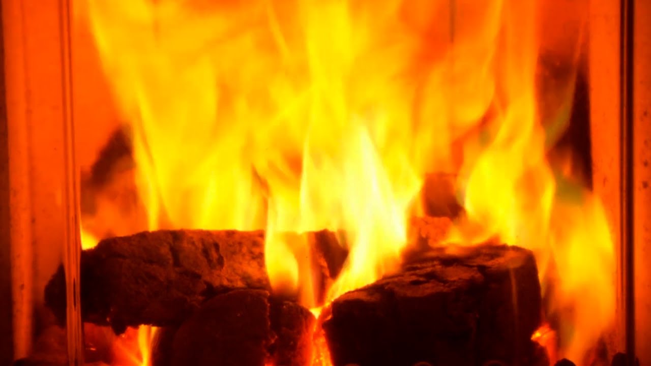 Virtual Fireplace For TV - Sounds Of Fire  - 10 Hours