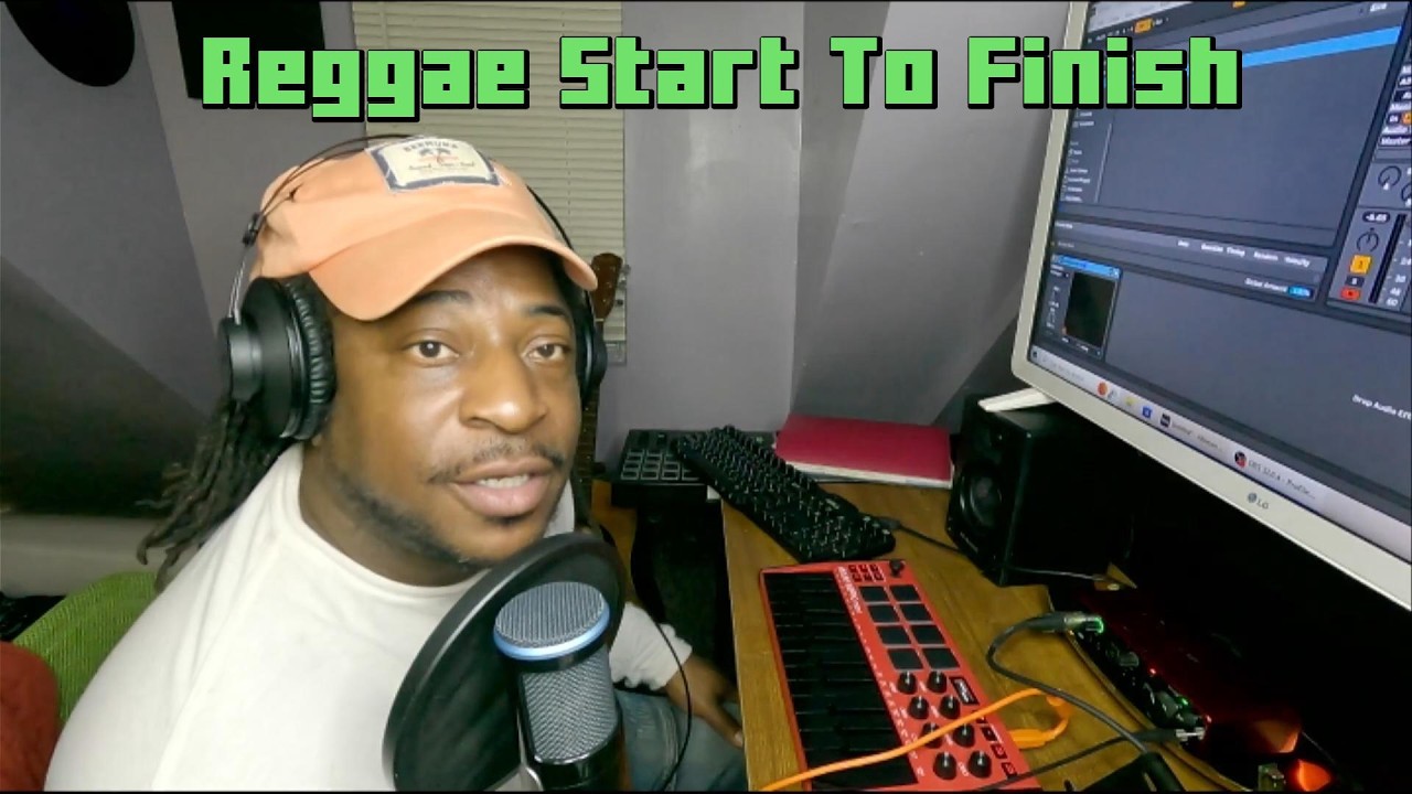 Making a Reggae Beat from Start To Finish mpk mini