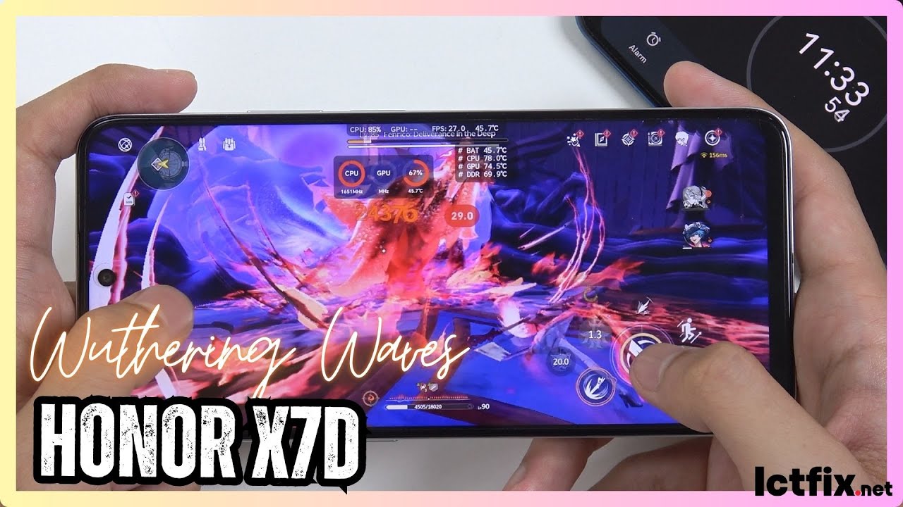 Honor X7D Wuthering Waves Gaming test | Snapdragon 6s Gen 3, 120Hz Display