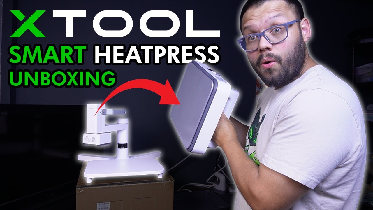 WIRELESS SMART Heat Press?! Unboxing The XTool All In One Heatpress Kit