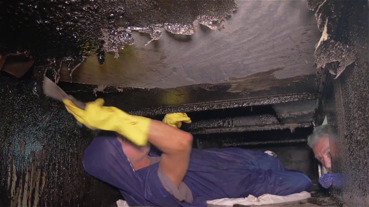 Watch us Cleaning the Nastiest Brisbane Chinese Duct & Canopy Every Seen (Greasebusters)