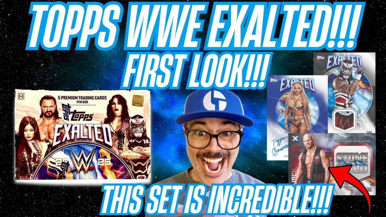 Набор Topps Exalted WWE 2025 года!!! Первый взгляд!!! Этот набор потрясающий!!! Невероятный автог...