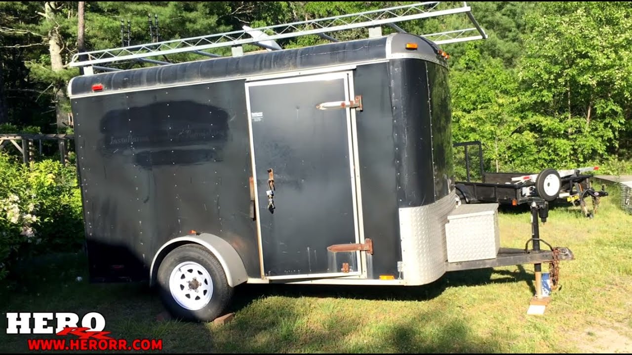 $1500 Trailer Restoration (Awesome Motorcycle Storage!)