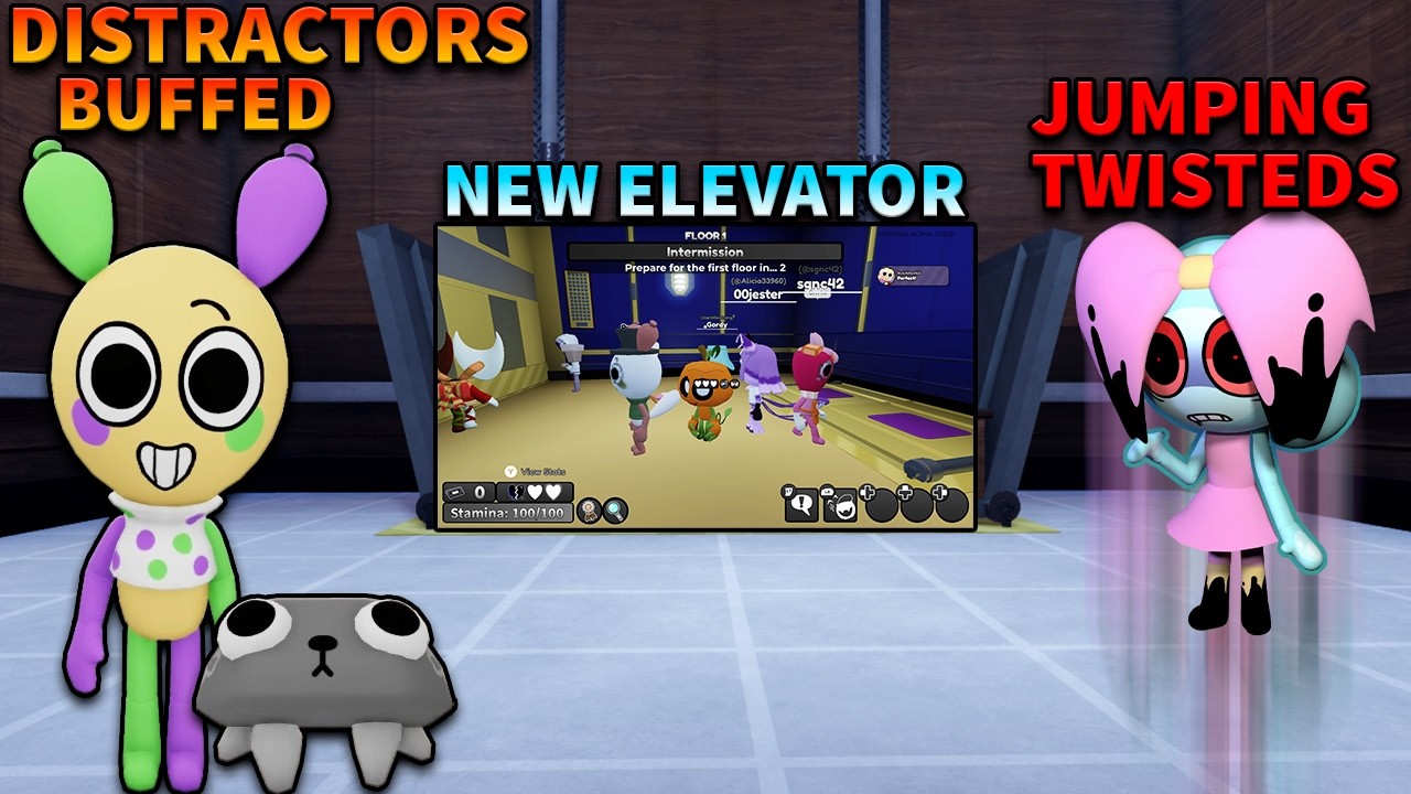 Distractors BUFFED, Blot Jr Breaking Twisteds, Twisteds Jumping, Boxten BUFFED | WEIRD BUGS