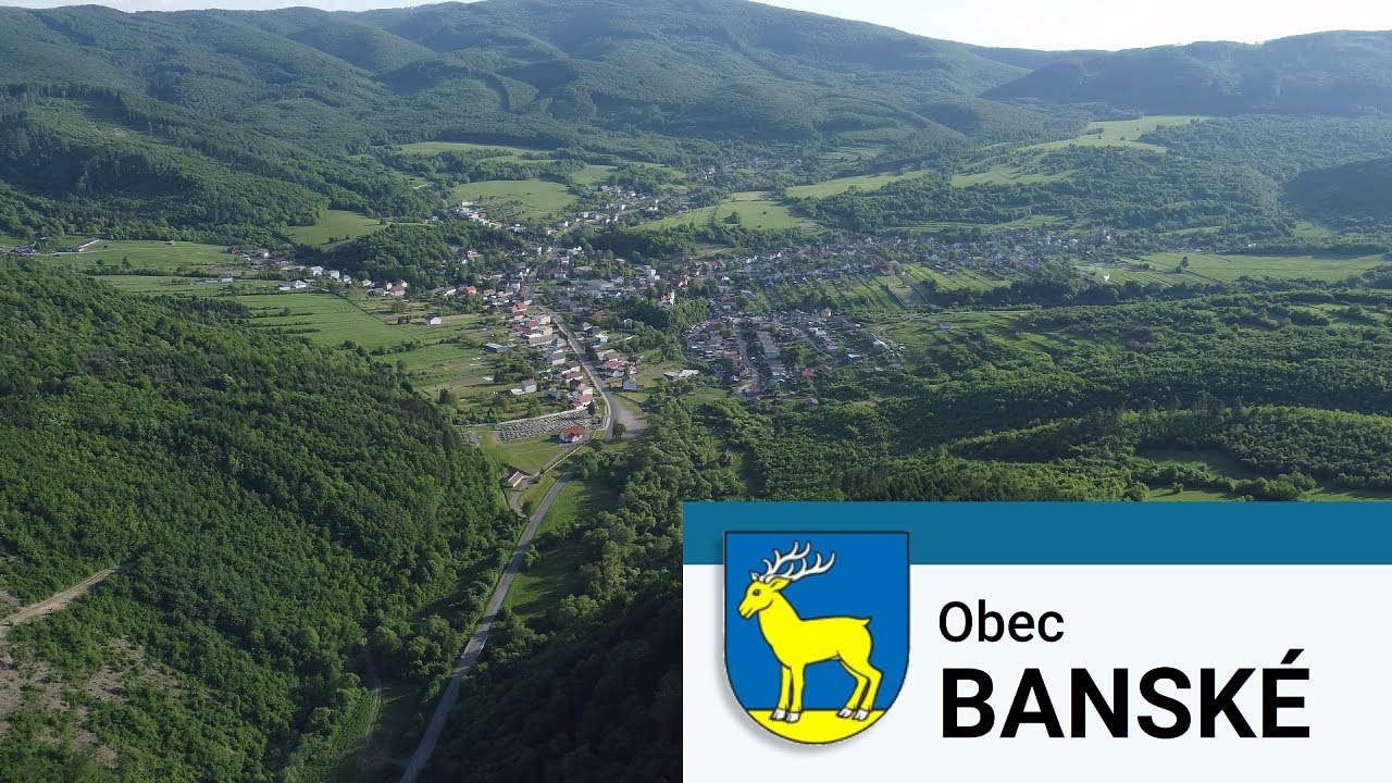 #41 obec Banské z hora z vtáčej perspektívy | Vranov nad Topľou | VT | Slovensko | SK