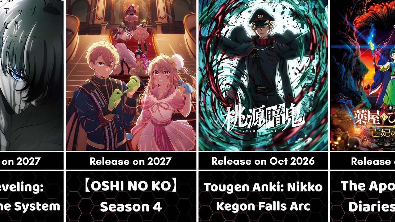 All Upcoming Anime Sequels of 2026-2027