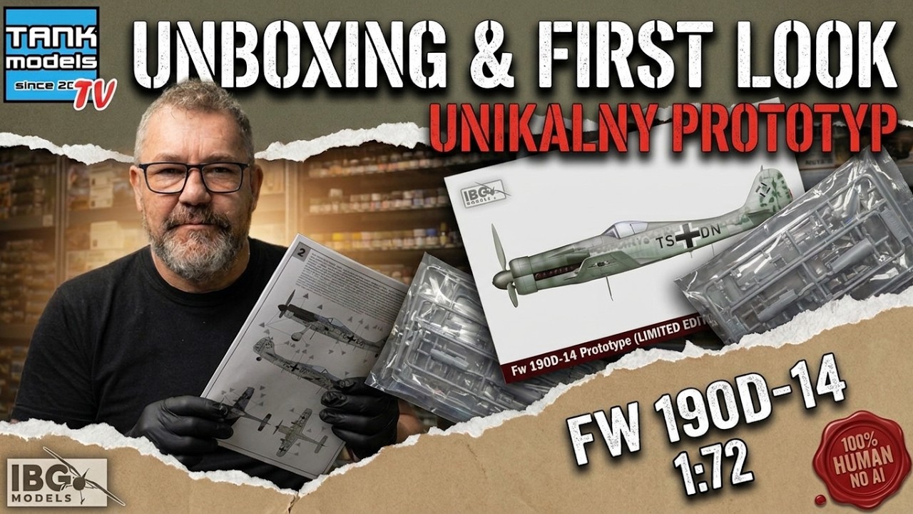 Unboxing 374 - 1:72 FW 190D-14 Prototype - IBG 72562