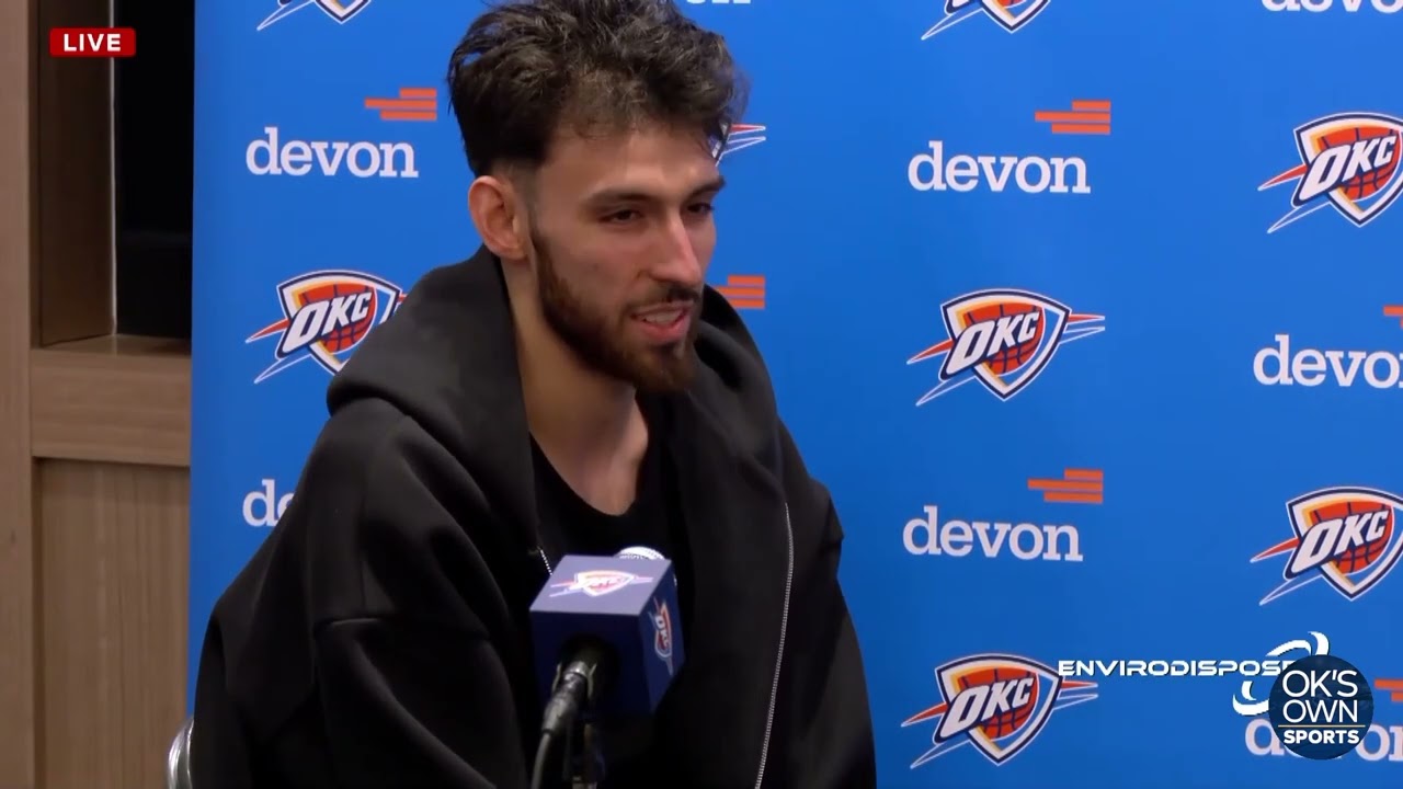 Chet Holmgren on winning shorthanded “Just play Thunder basketball”