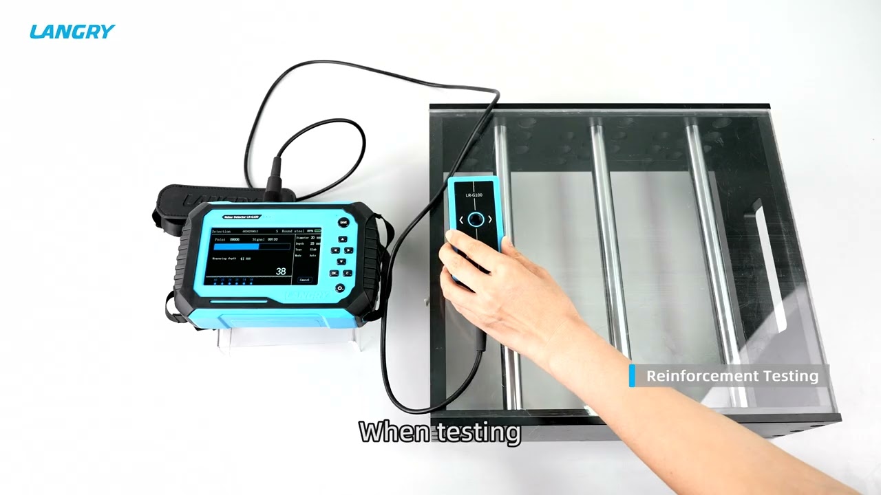 Langry LR-G100 Rebar Detector Operation Video Instruction Manual