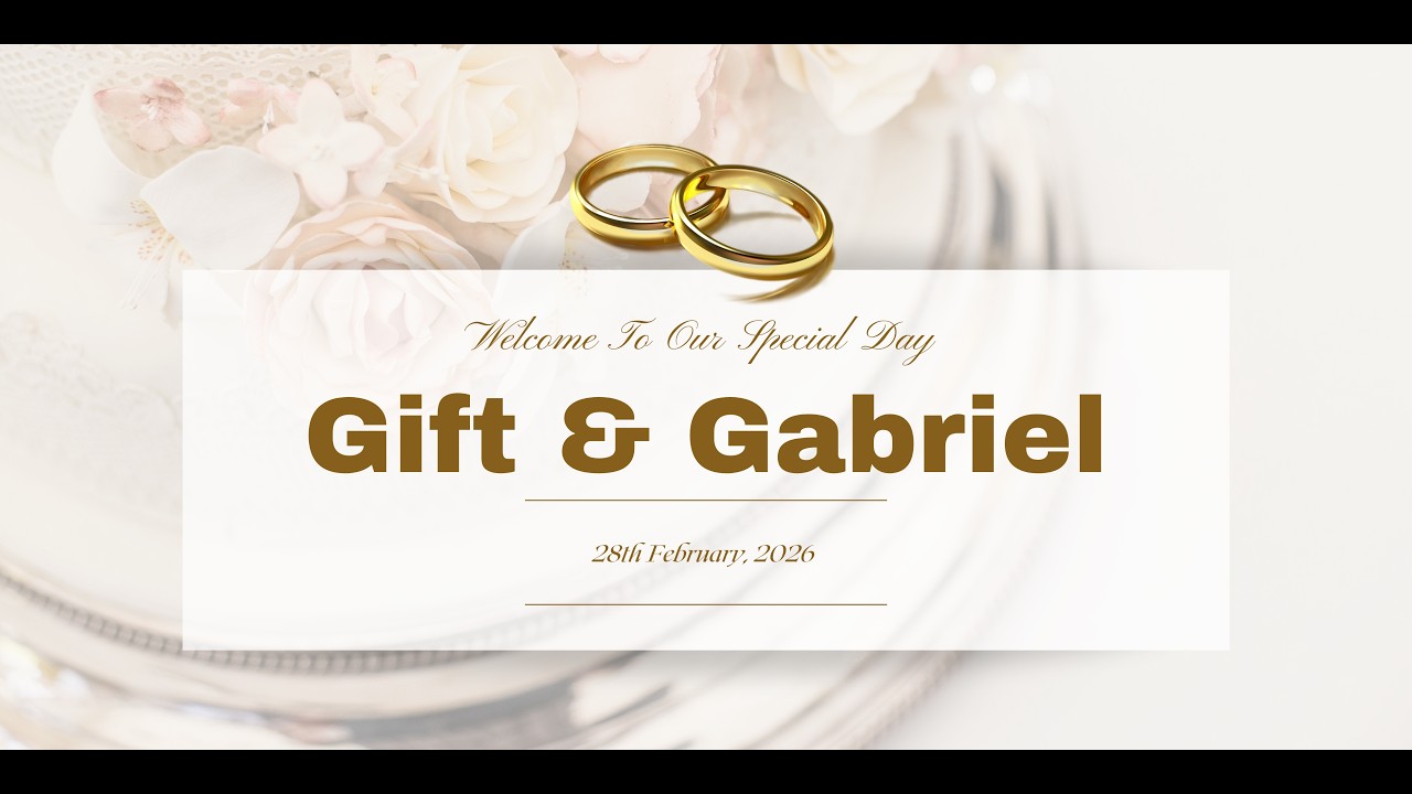 WEDDING CEREMONY || GIFT & GABRIEL