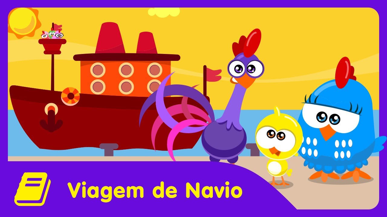 Galinha Pintadinha Mini - Historinha - Viagem de Navio